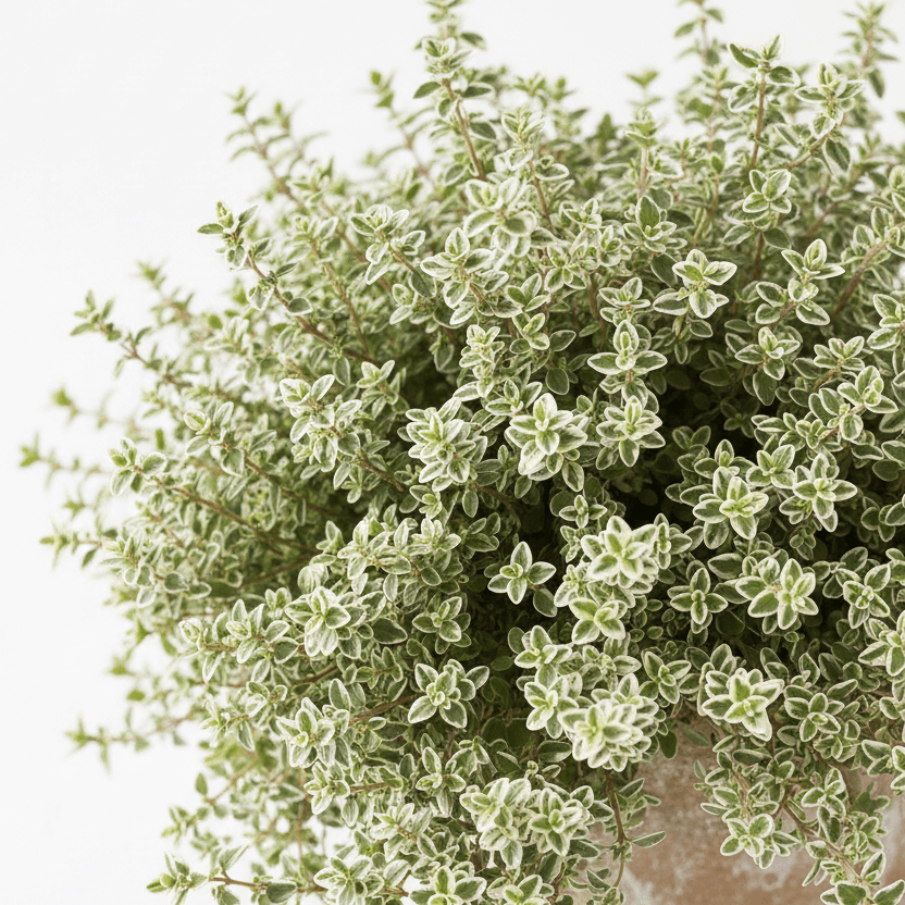 Silver Queen Thyme - Variegated Culinary Herb - The Healing Herb Garden