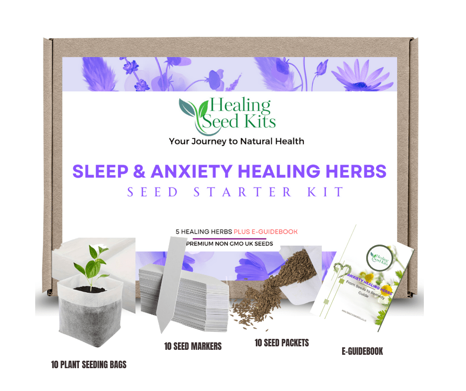 Sleep and Anxiety Healing Seed Kit - The Healing Herb Garden