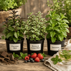 The Gourmet Mint Trio™ – Collection of 3 Unique Mint Plants - The Healing Herb Garden