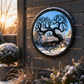 Heart Tree Garden Mirror