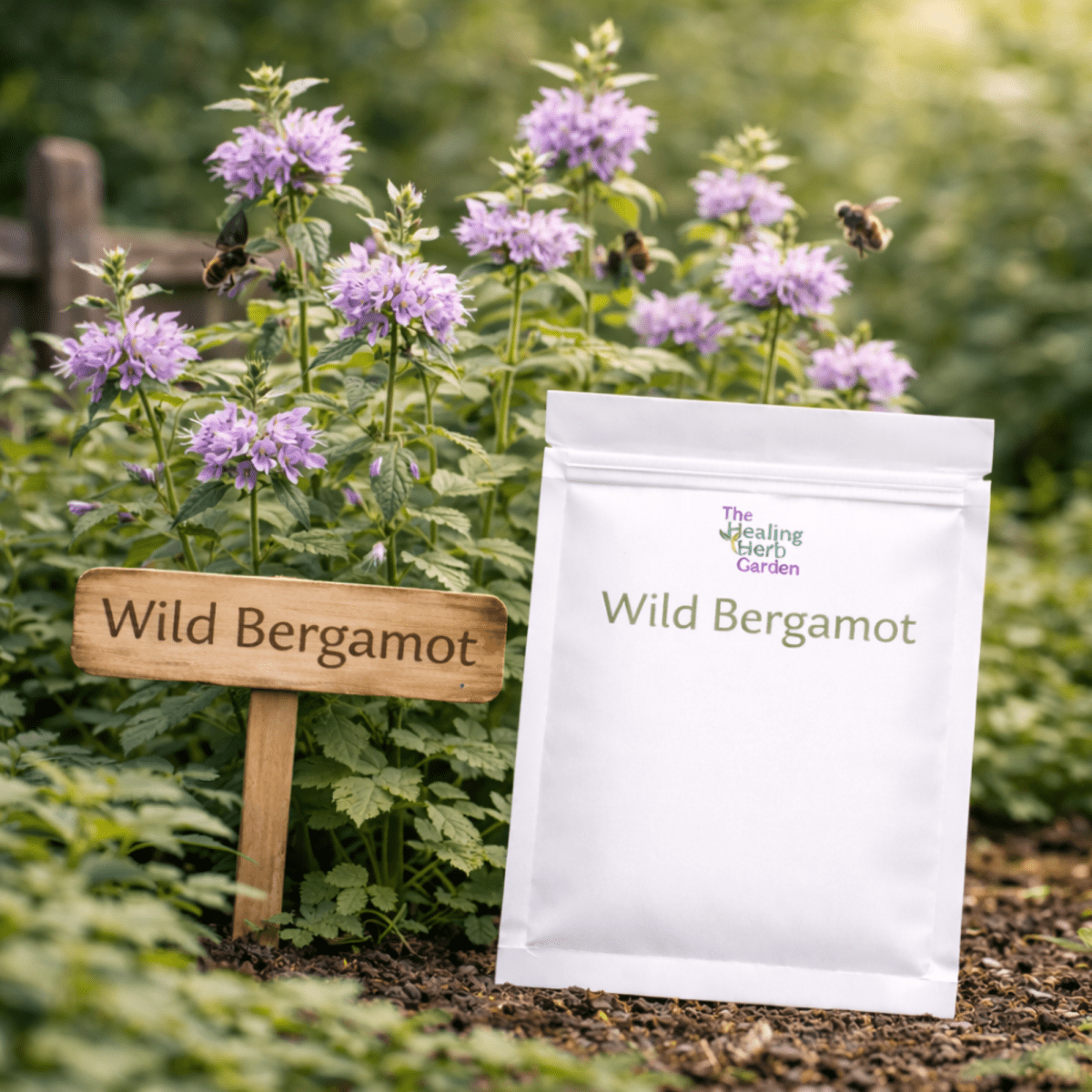 Wild Bergamot Seeds – Medicinal Bee Balm Herb Seeds - The Healing Herb Garden